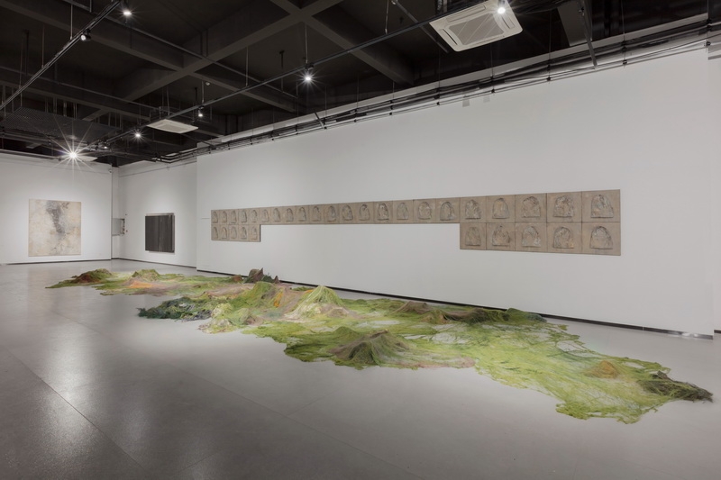 7王云曲 《海礁》 尺寸可变 蚕丝、海藻、矿物颜料、土质颜料、植物颜料等 2022.jpg