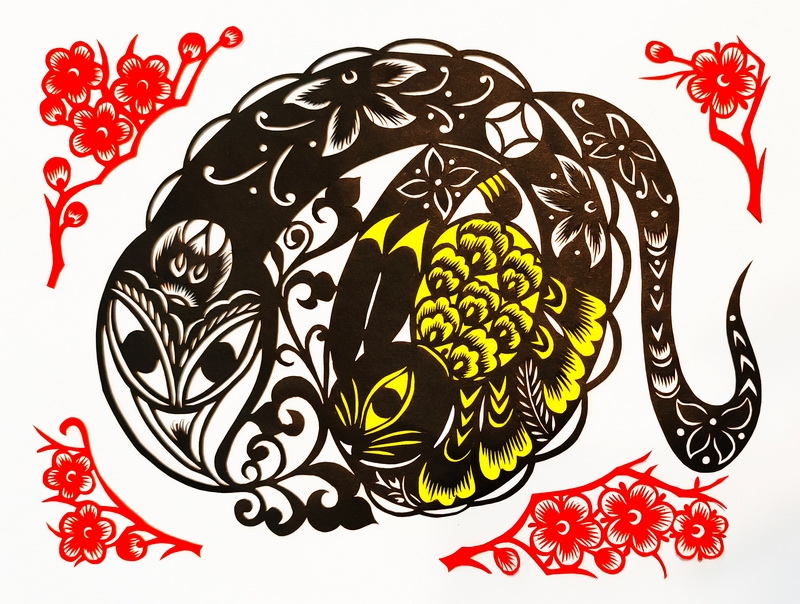 顾心睿《蛇盘兔 辈辈富》.jpg