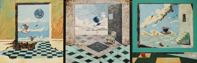 罗贵丹 《云端绮梦——奇思妙想的日常系列》 40×120cm.JPG