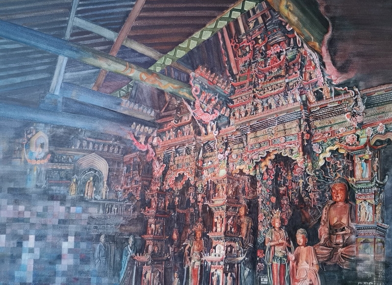 楼朔帆 《奇·境》水彩.jpg